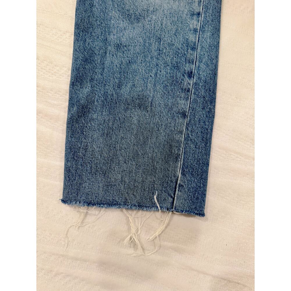 RE/DONE 70s Stove Pipe Jeans Women's 29 Straight Leg Retro Festival Boho 90s Raw - Picture 16 of 16